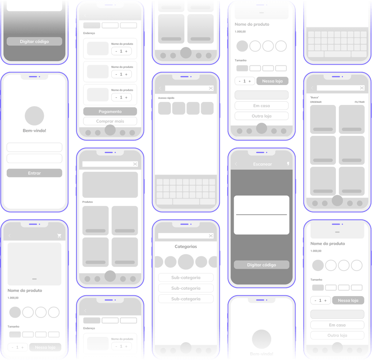 POX UI screens overview